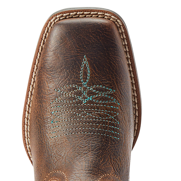 Ariat Youth Lonestar 8 In Cowprint Top Cowgirl Boot