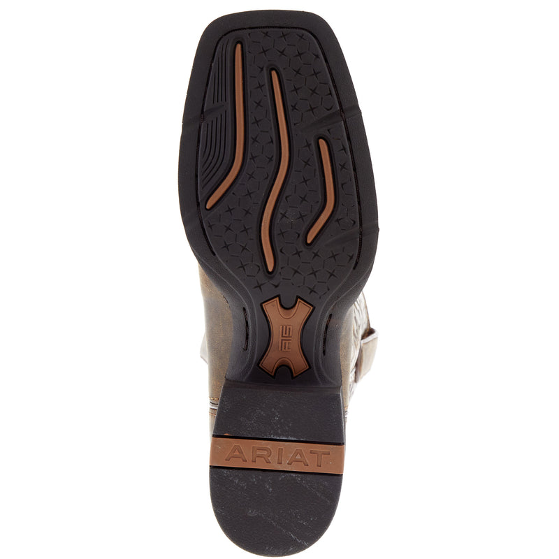 Ariat Women's Round Up Brown 11in. Copper Blanket Embossed Boot