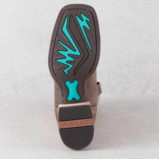 Ariat Womens Olena Bronze Age 11 In Top Cowgirl Boot