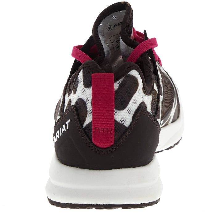 Ariat Women's Cow Print Fuse Tennis Shoe