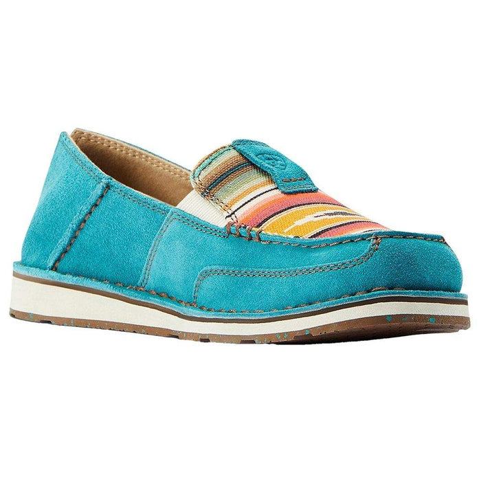 Ariat Women's Suede and Turquoise Serape Cruiser