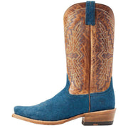 Ariat Men's Futurity Showman Navy Roughout Brown Top Cowboy Boot