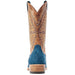 Ariat Men's Futurity Showman Navy Roughout Brown Top Cowboy Boot