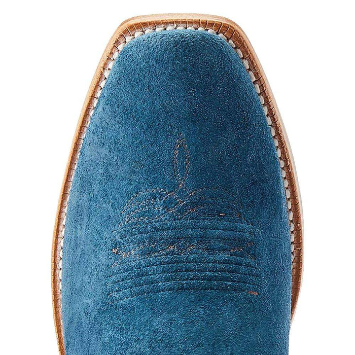 Ariat Men's Futurity Showman Navy Roughout Brown Top Cowboy Boot