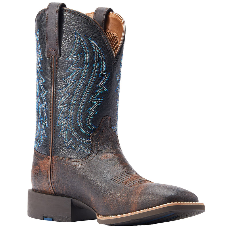 Ariat Mens Sport Big Country Tartuga Black Sqaure Toe Boot
