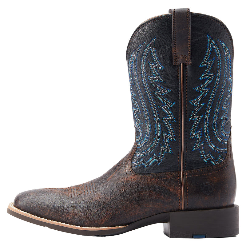 Ariat Mens Sport Big Country Tartuga Black Sqaure Toe Boot