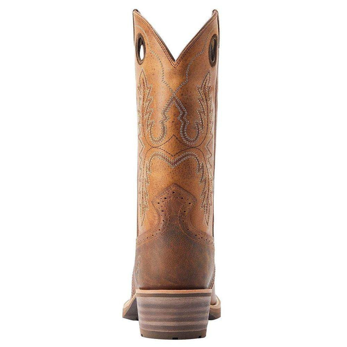 Ariat Men's Hybrid Roughstock Sorrel Crunch Square Toe Boot