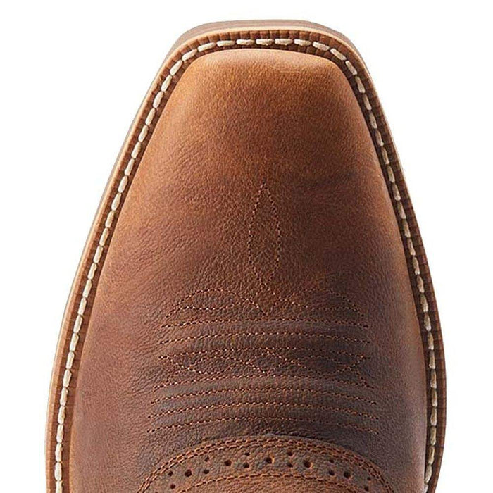 Ariat Men's Hybrid Roughstock Sorrel Crunch Square Toe Boot