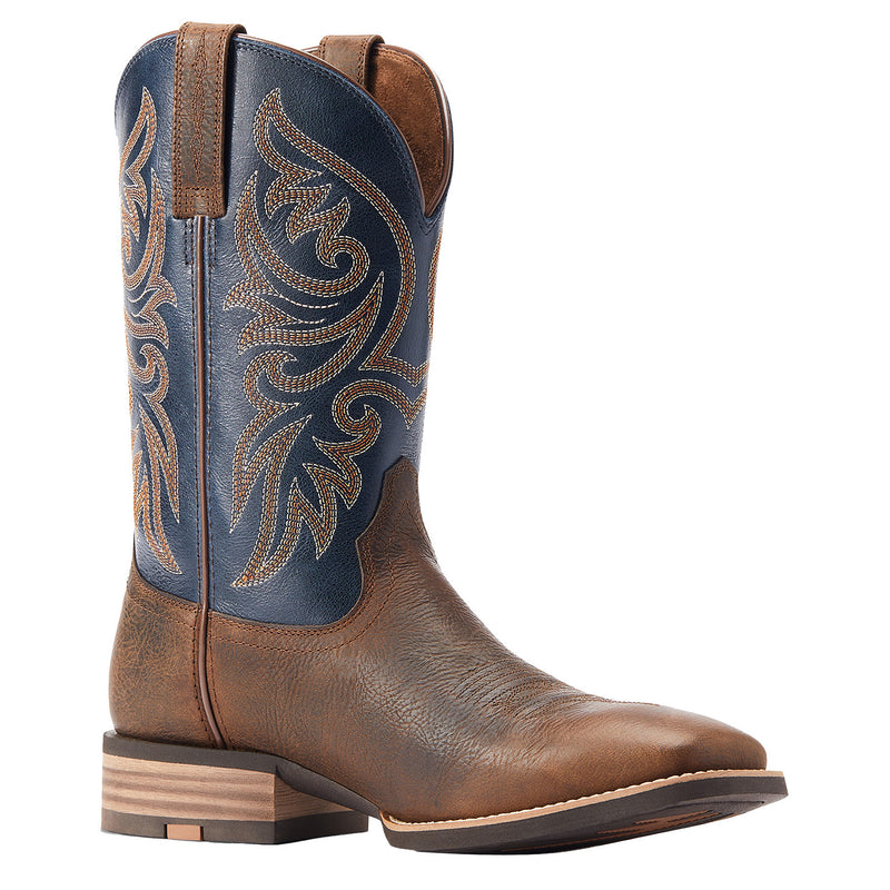 Ariat Men's Slingshot Rowdy Rusty Dark Denim Square Toe Boot
