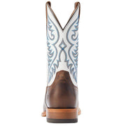 Ariat Men's Wiley Pecan Brown Coastal Cream Cowboy Boot