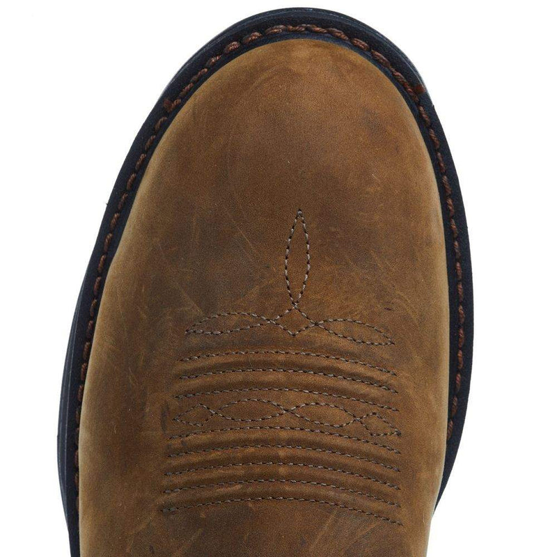 Ariat Men's Workhog XT H2O Distressed Bravo Brown Carbon Toe Work Boot