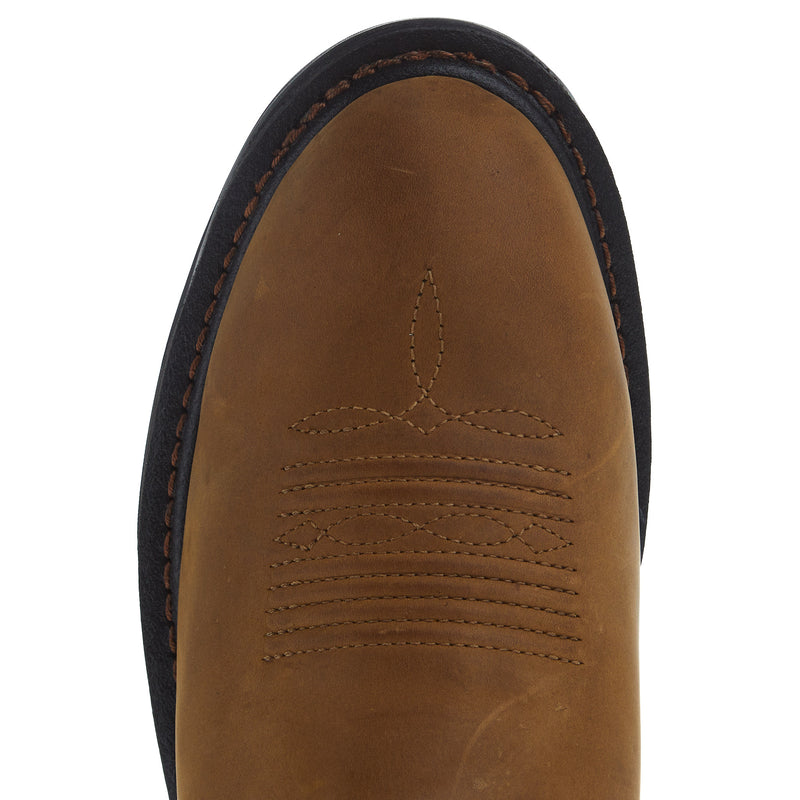 Ariat Men's Workhog XT H2O Distressed Bravo Brown Soft Toe Work Boot