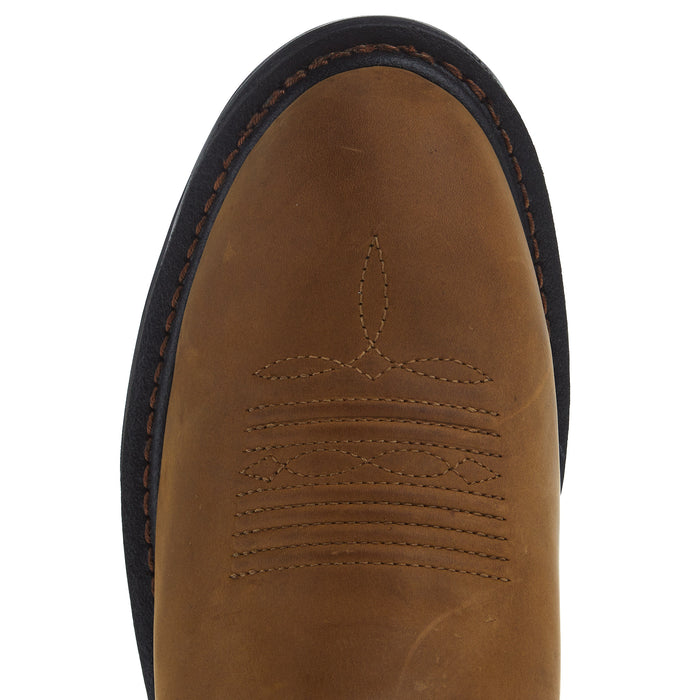 Ariat Men's Workhog XT H2O Distressed Bravo Brown Soft Toe Work Boot