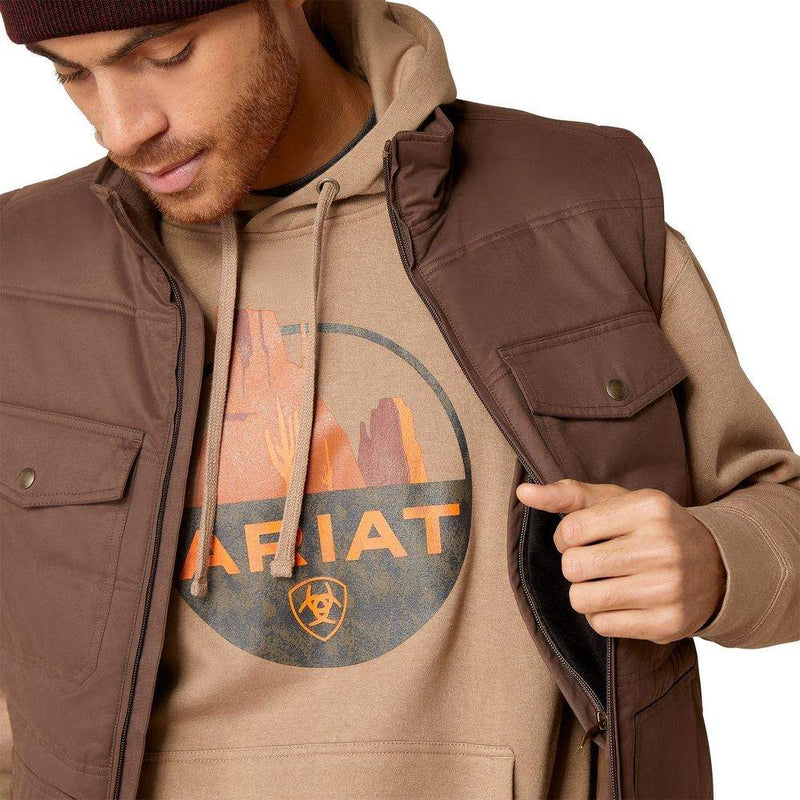 Ariat Men's Grizzly Canvas Conceal Carry Insulated Vest