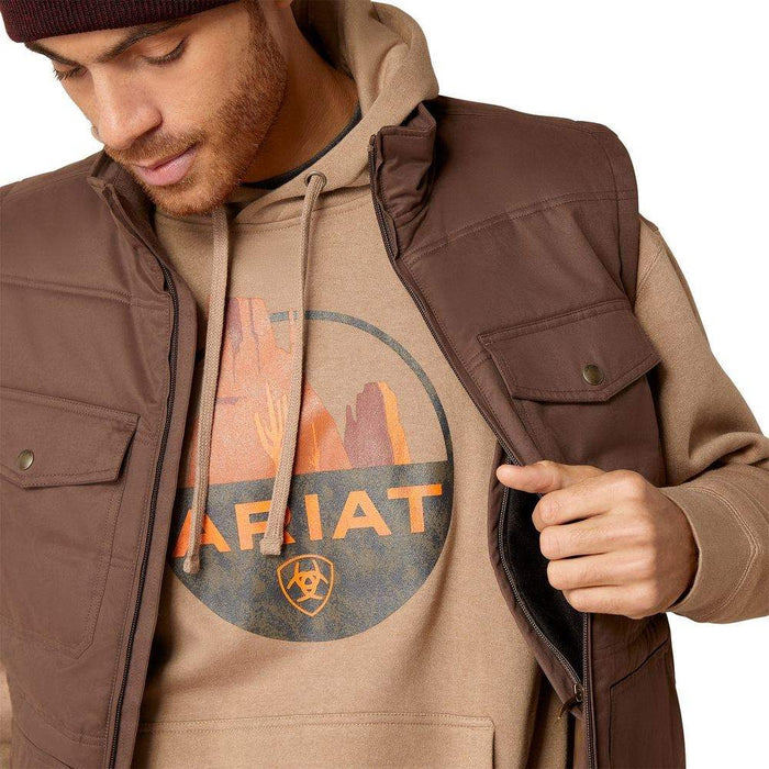 Ariat Men's Grizzly Canvas Conceal Carry Insulated Vest