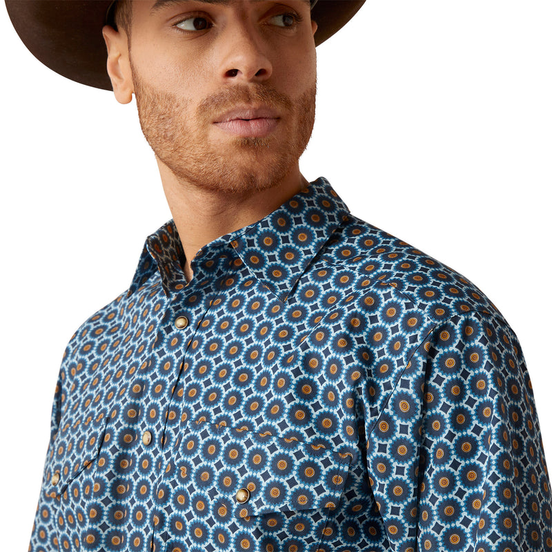Ariat Mens Gordy Moonlit Ocean Shirt