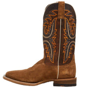 Ariat Men's Brushrider Suntan Roughout 13in Rusty Brown Top