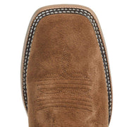 Ariat Men's Brushrider Suntan Roughout 13in Rusty Brown Top
