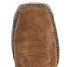 Ariat Men's Brushrider Suntan Roughout 13in Rusty Brown Top
