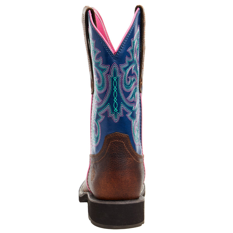 Ariat Women's Delilah Stretchfit Dark Cottage/ Ole Blue 10 In Top Boot