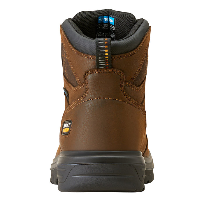 Ariat Men's Turbo 6in. H2O Rich Brown Soft Toe Work Boot