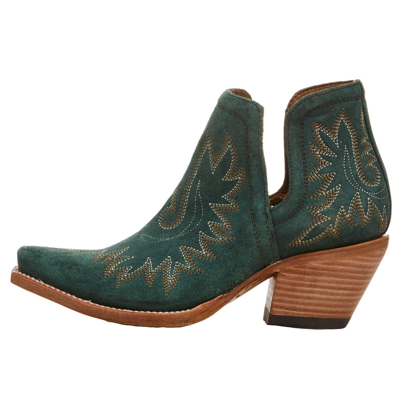 Ariat Women's Dixon Poseidon Suede Snip Toe Bootie