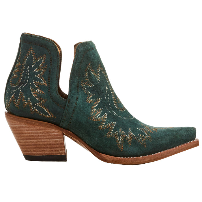 Ariat Women's Dixon Poseidon Suede Snip Toe Bootie