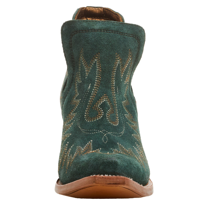 Ariat Women's Dixon Poseidon Suede Snip Toe Bootie