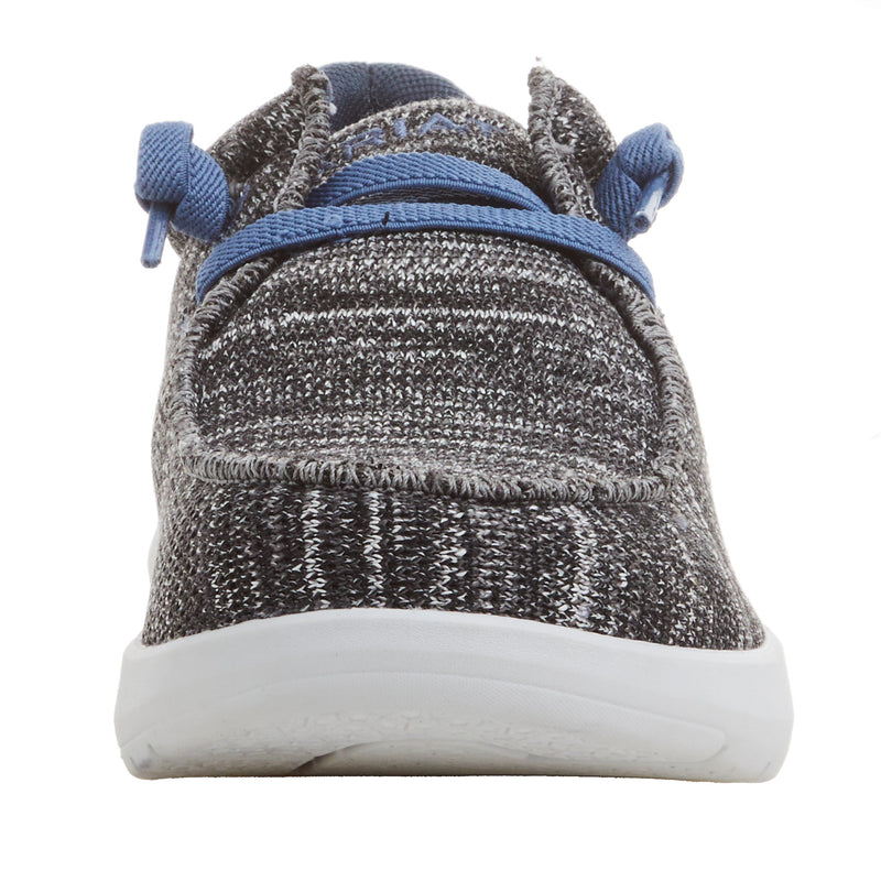 Ariat Men's Hilo Stretch Lace Heather Grey and Blue Aztec Print Casual Shoe