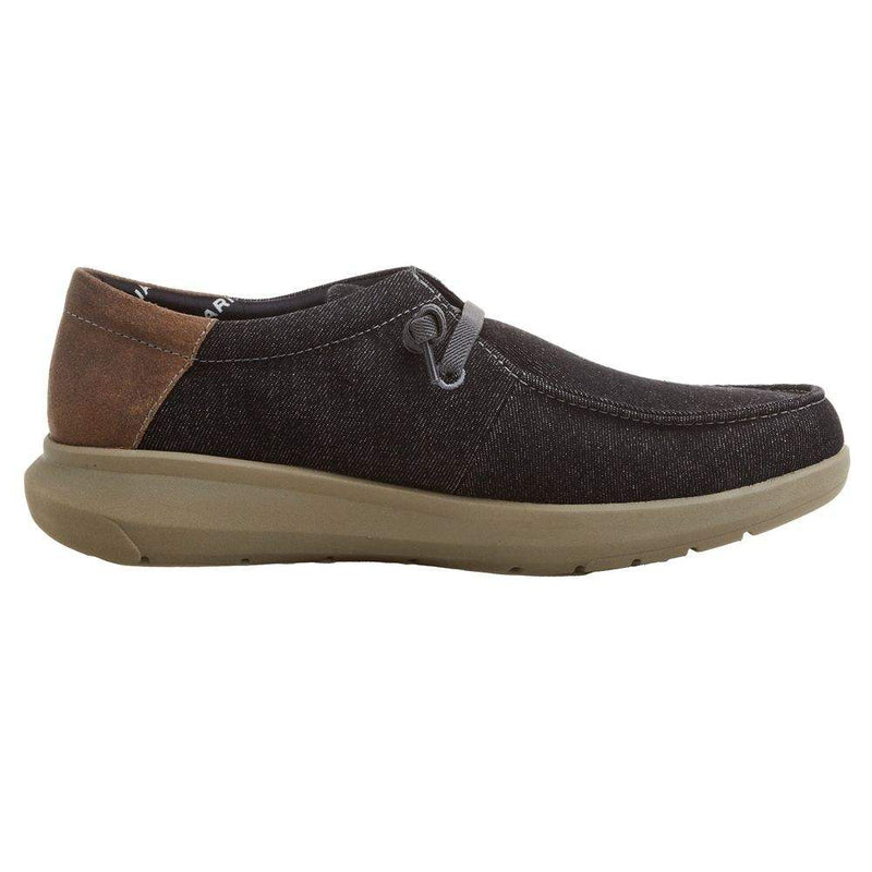 Ariat Men's Hilo Stretch Lace Dark Denim Tan Casual Shoe