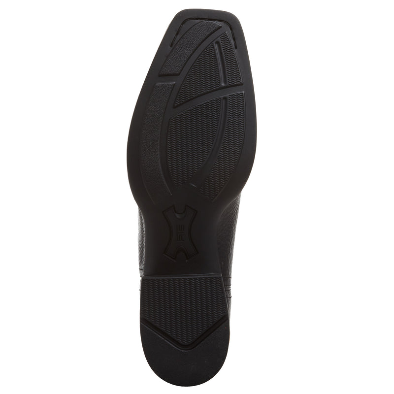 Ariat Men's Booker Ultra Square Toe 6in Black Deertan Top Pull On