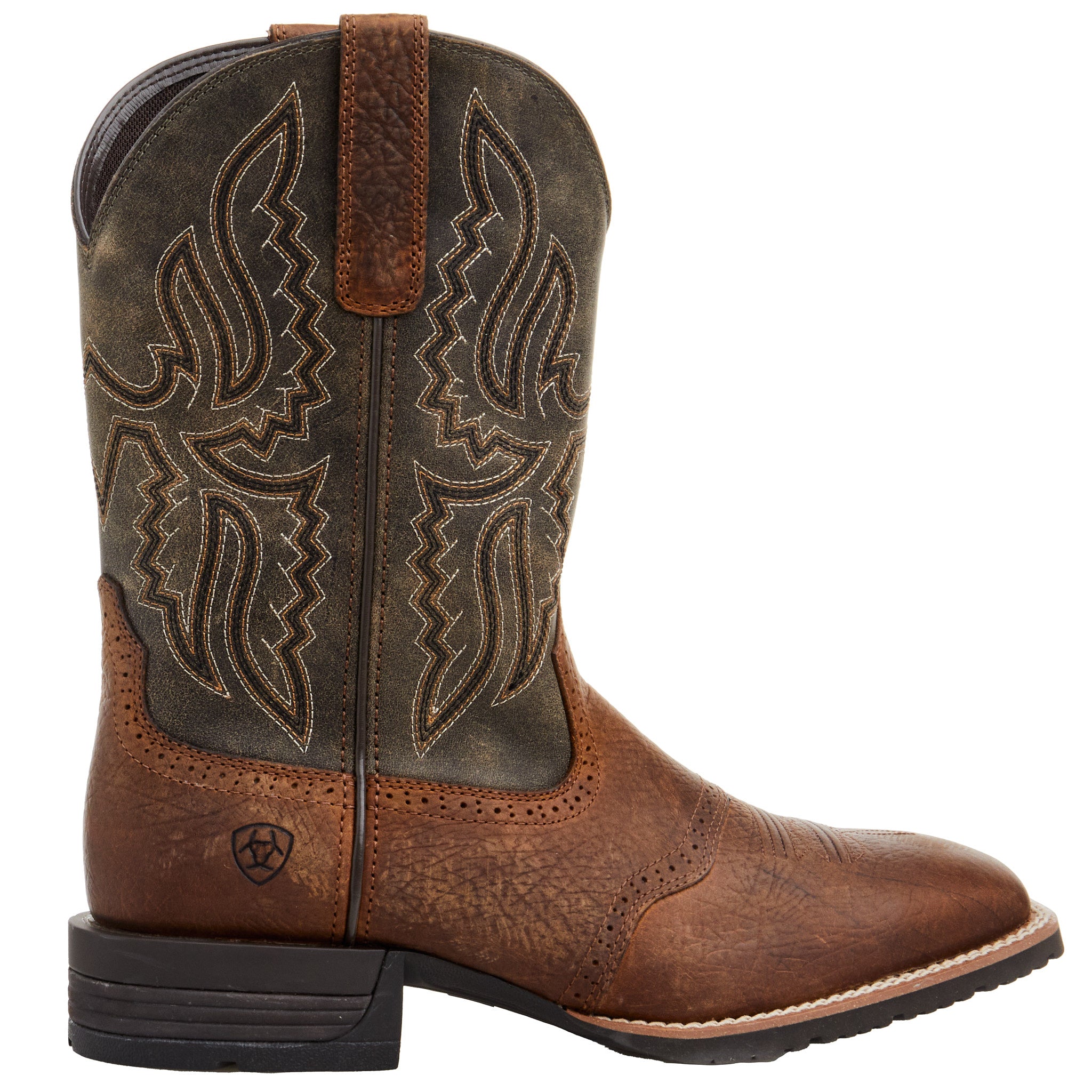 Ariat Men's Hybrid Ranchway Earth 11in Arizona Brown Top Boot — NRS