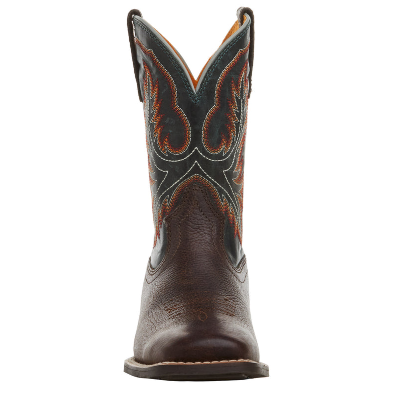 Ariat Youth Wilder Hat Box Brown and Deepest Teal Boot
