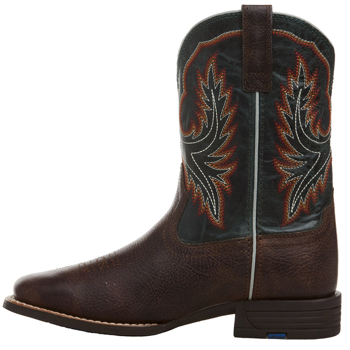 Ariat Youth Wilder Hat Box Brown and Deepest Teal Boot