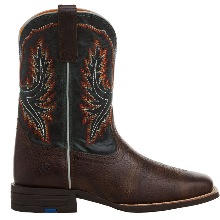 Ariat Youth Wilder Hat Box Brown and Deepest Teal Boot