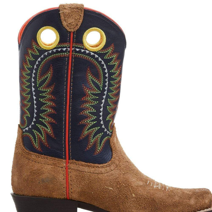 Ariat Child/Youth Derby Monroe Tan Roughout and Inkwell Boot