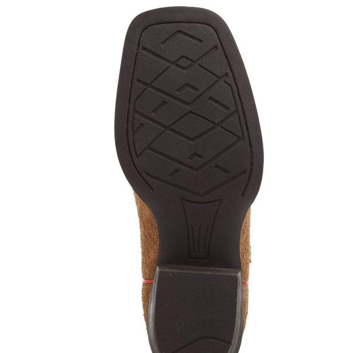 Ariat Child/Youth Derby Monroe Tan Roughout and Inkwell Boot