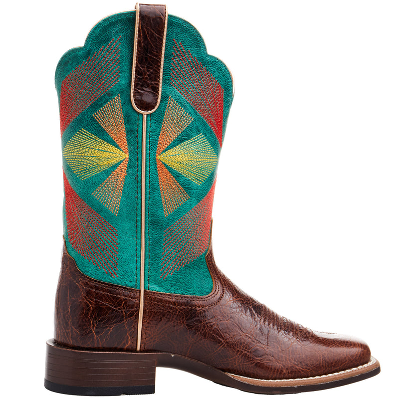 Ariat Women's Oak Grove Gingersnap/ Jaded 11 In Top Boot