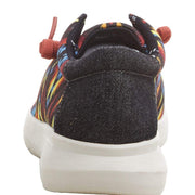 Ariat Men's Hilo Stretch Lace Fiery Aztec Print Dark Denim Casual Shoe