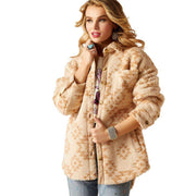 Ariat Women's Neutral Southwest Print Sherpa Shacket