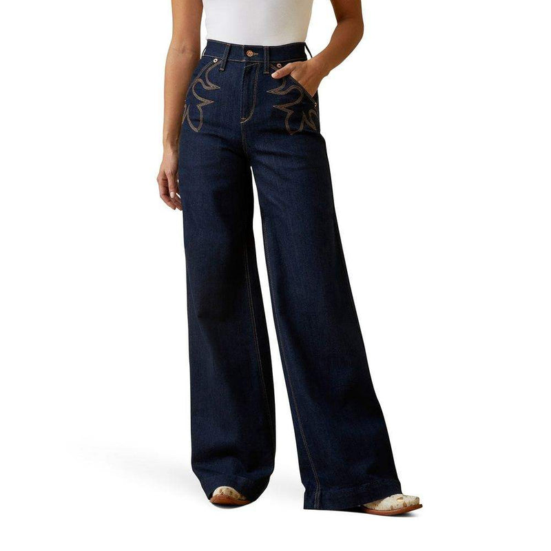Ariat Women's Ult HR Western Wide Leg Jeans