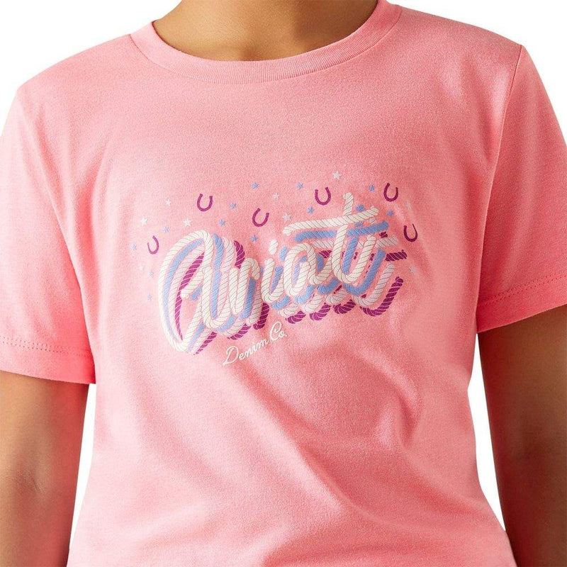 Ariat Girl's Rainbow Script T-Shirt