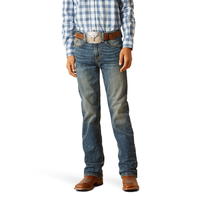 Ariat Boy's B4 Sebastian Wave Relaxed Jean
