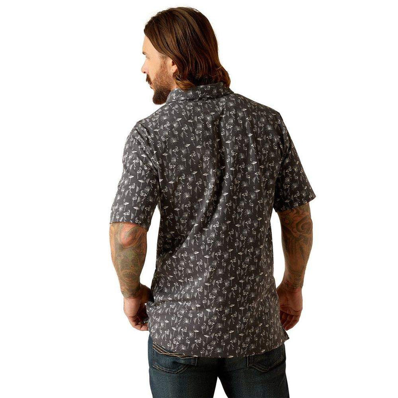 Ariat Mens Modern Fit Ebony Polo