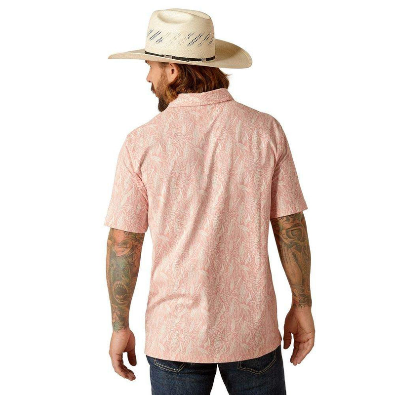 Ariat Mens Modern Fit Rose Polo