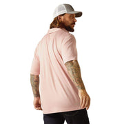 Ariat Mens Charger 2.0 Pink Daisy Polo