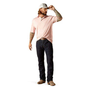 Ariat Mens Charger 2.0 Pink Daisy Polo