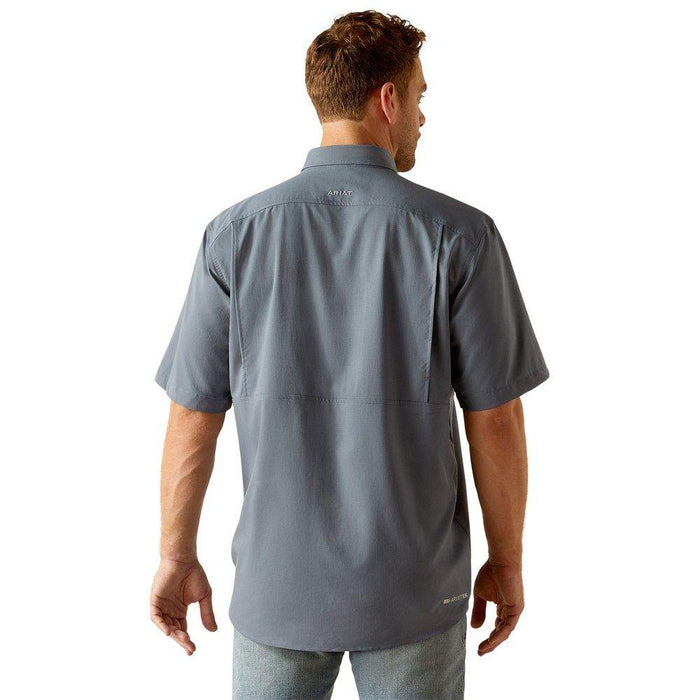 Ariat Men's VentTek Newsboy Blue Shirt