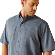 Ariat Men's VentTek Newsboy Blue Shirt