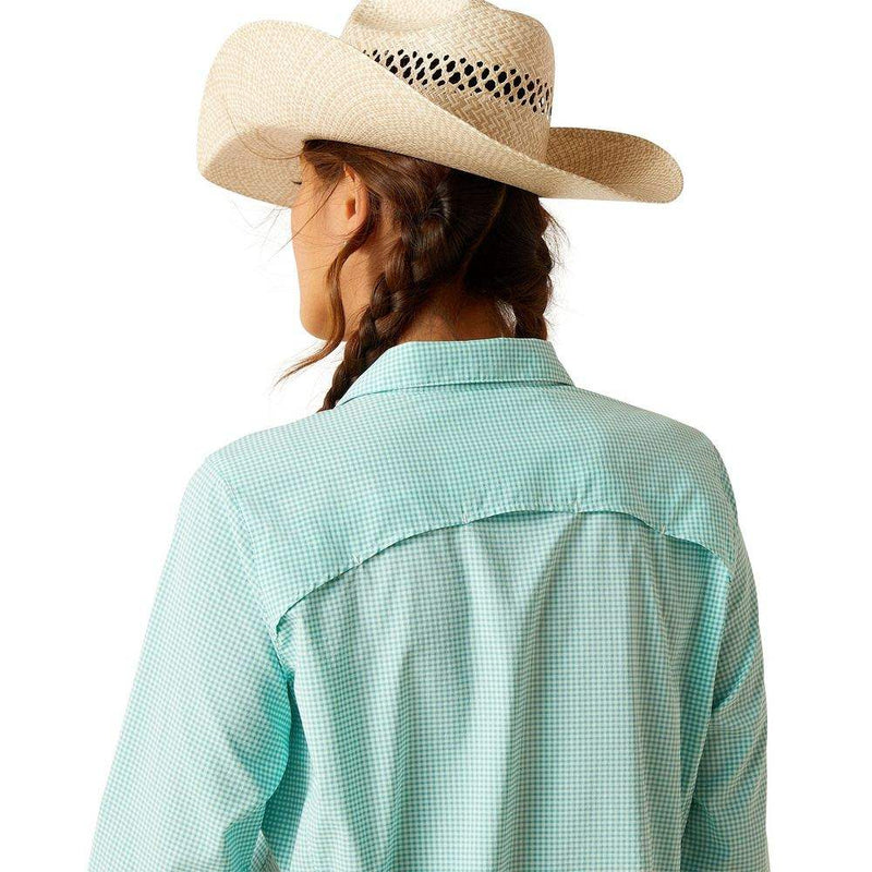 Ariat Women's VentTek Baltic Check Button Down Long Sleeve Shirt